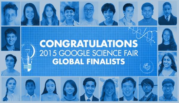 谷歌宣布2015年科技博览会决赛选手名单